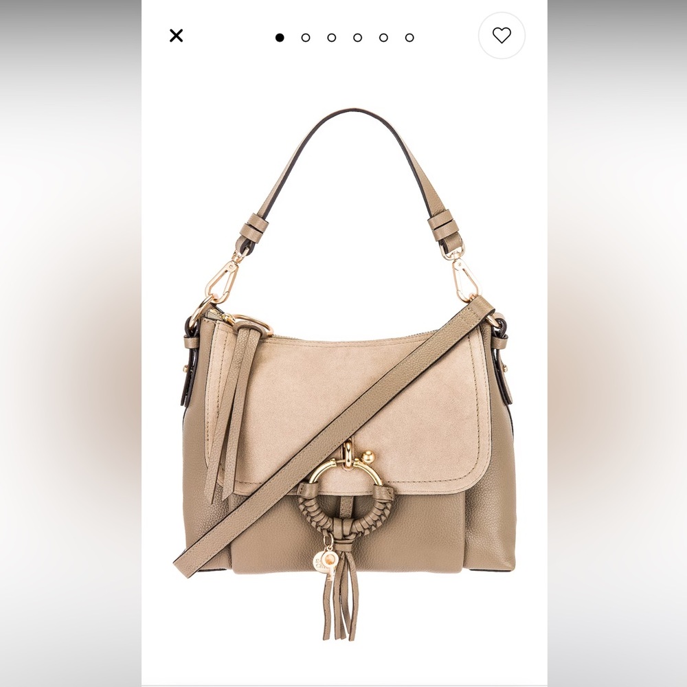 See By Chloe Joan Small Shoulder Bag Motty Grey